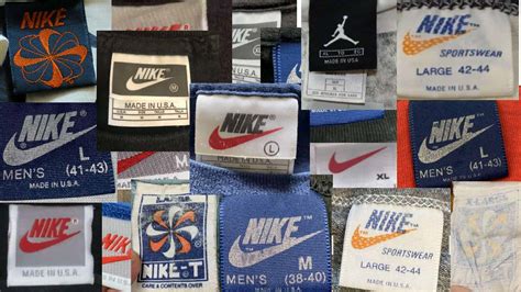 vintage nike tags